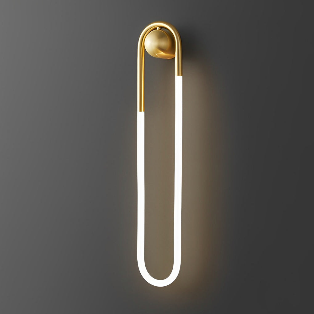 Modern Dimmable LED Copper Wall Sconce with Acrylic Shade