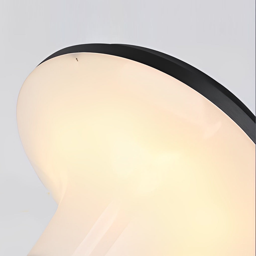 Solar Flower Wall Sconce - Modern Black Aluminum Outdoor Lighting