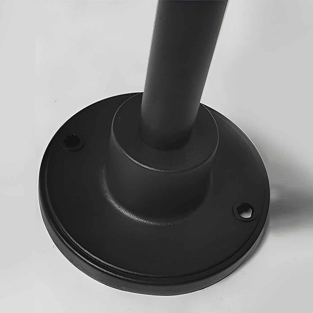 Modern Mushroom LED Outdoor Path Light Black Aluminum 7W