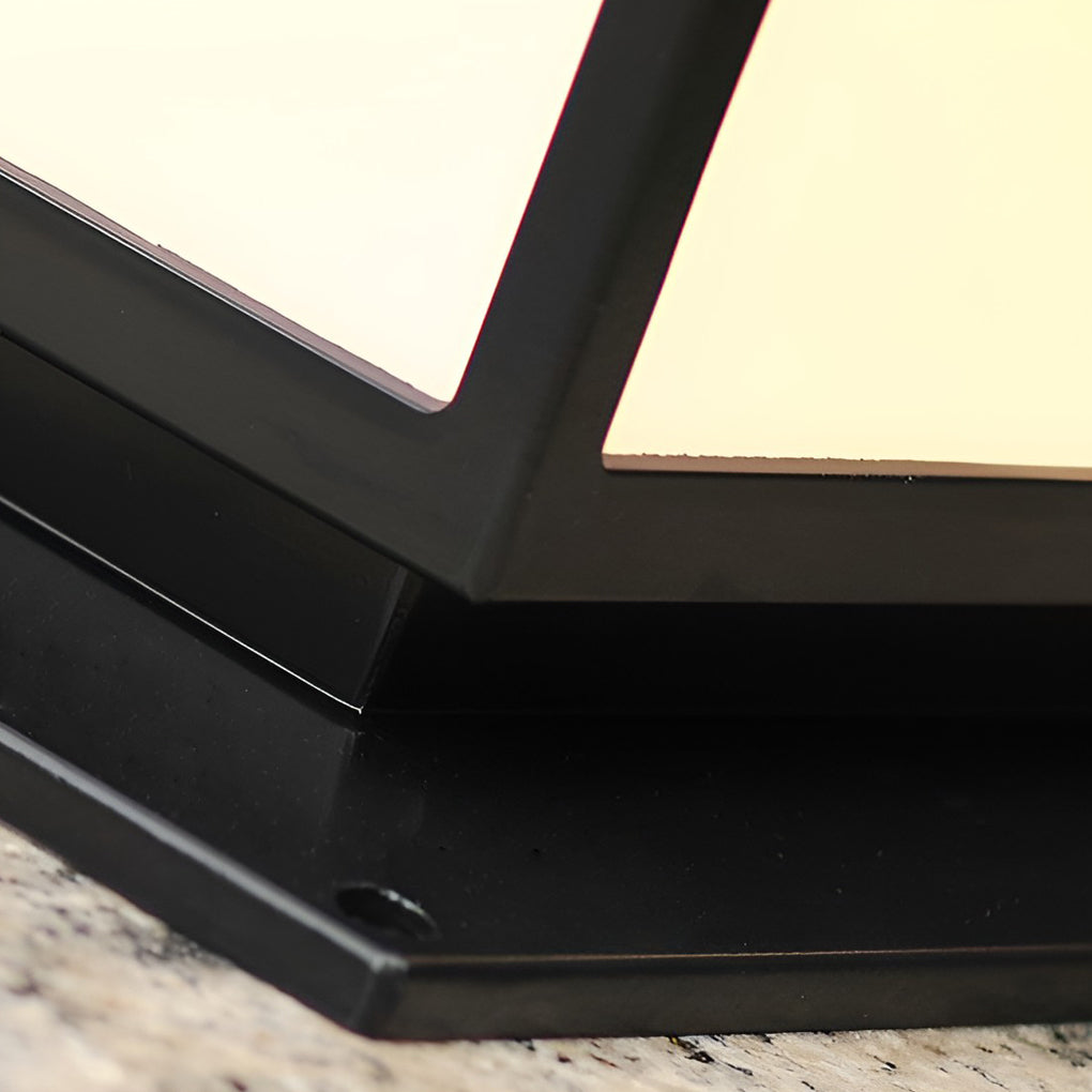 Square LED Solar Fence Post Light with Three-Step Dimming