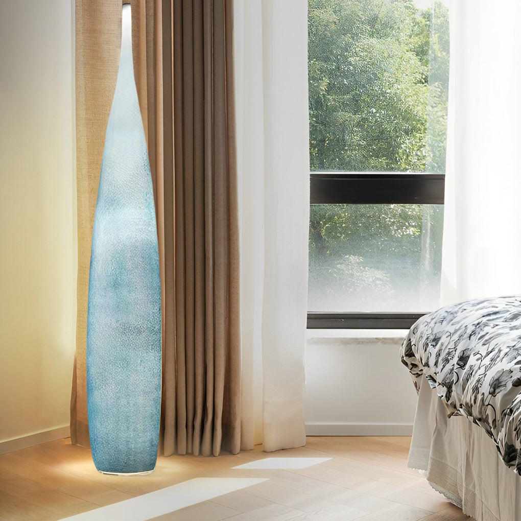 Modern Resin Droplet LED Outdoor Floor Lamp