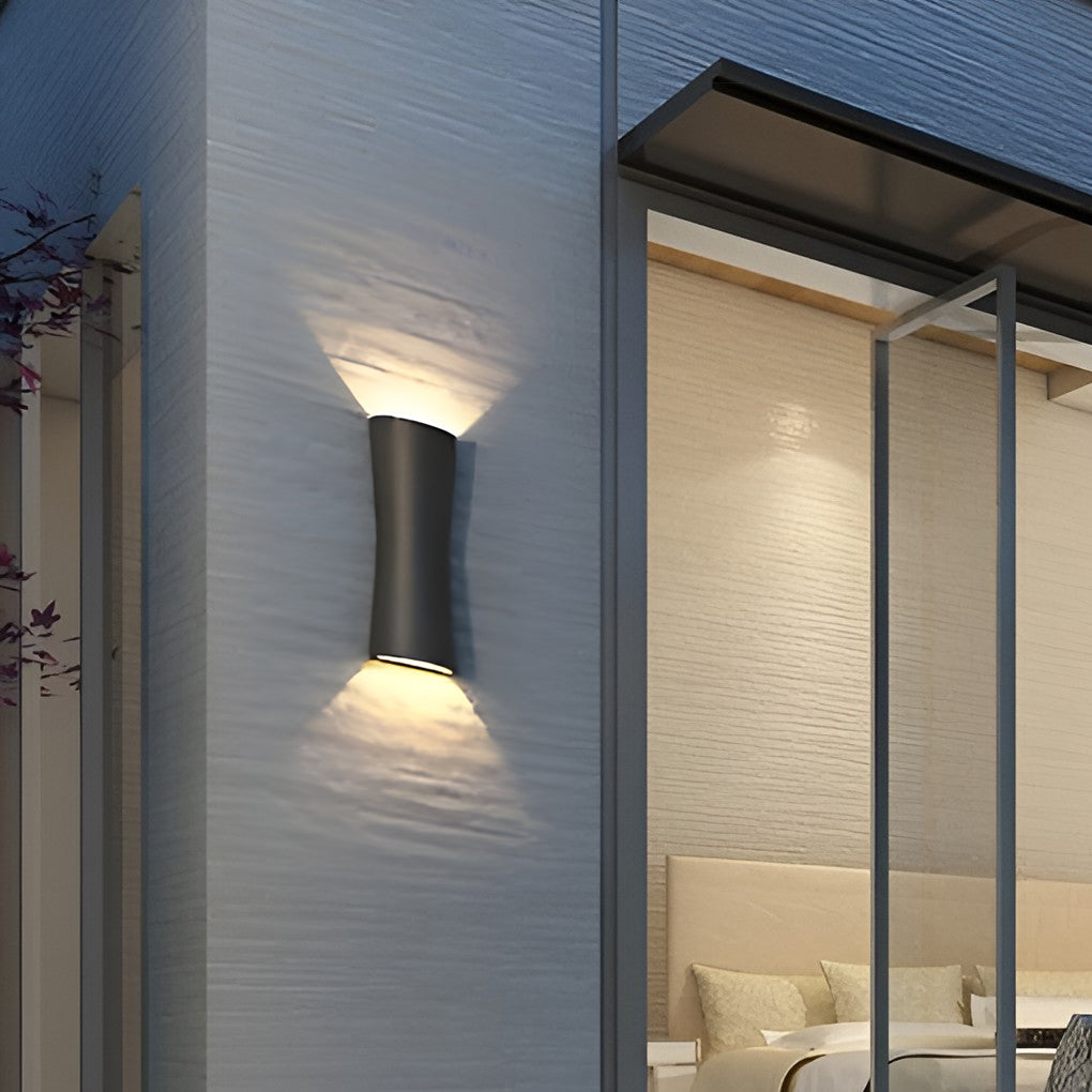 Modern LED Up Down Wall Light Waterproof Aluminum Outdoor Sconce