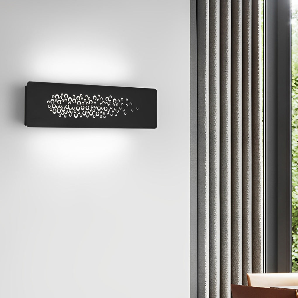 Modern Rectangular LED Wall Light with Up-Down Lighting