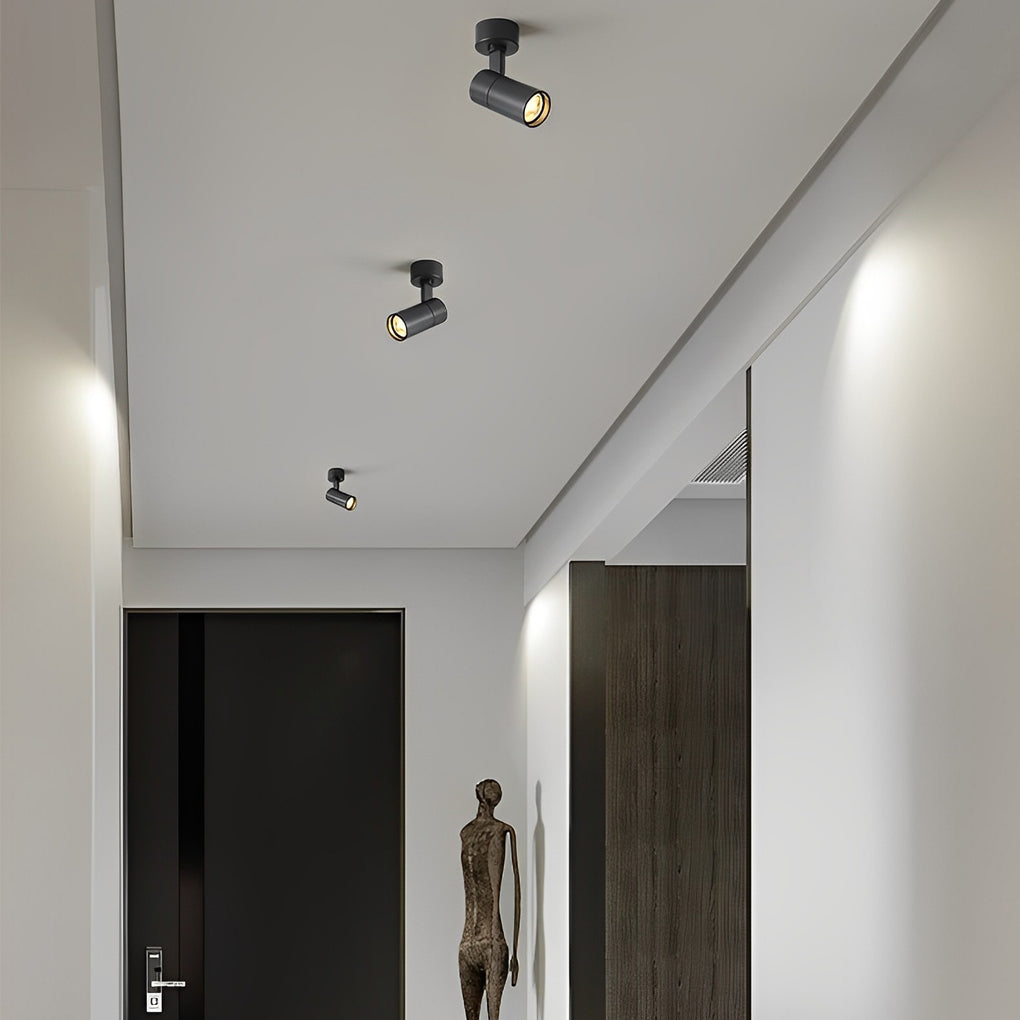 Adjustable Round LED Ceiling Spotlight — Modern Minimalist Design