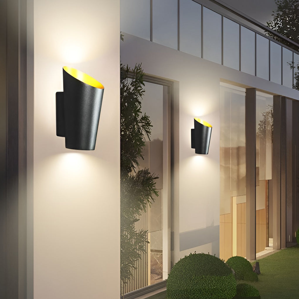 Modern Cylindrical Up Down Wall Light 10W LED Waterproof Aluminum