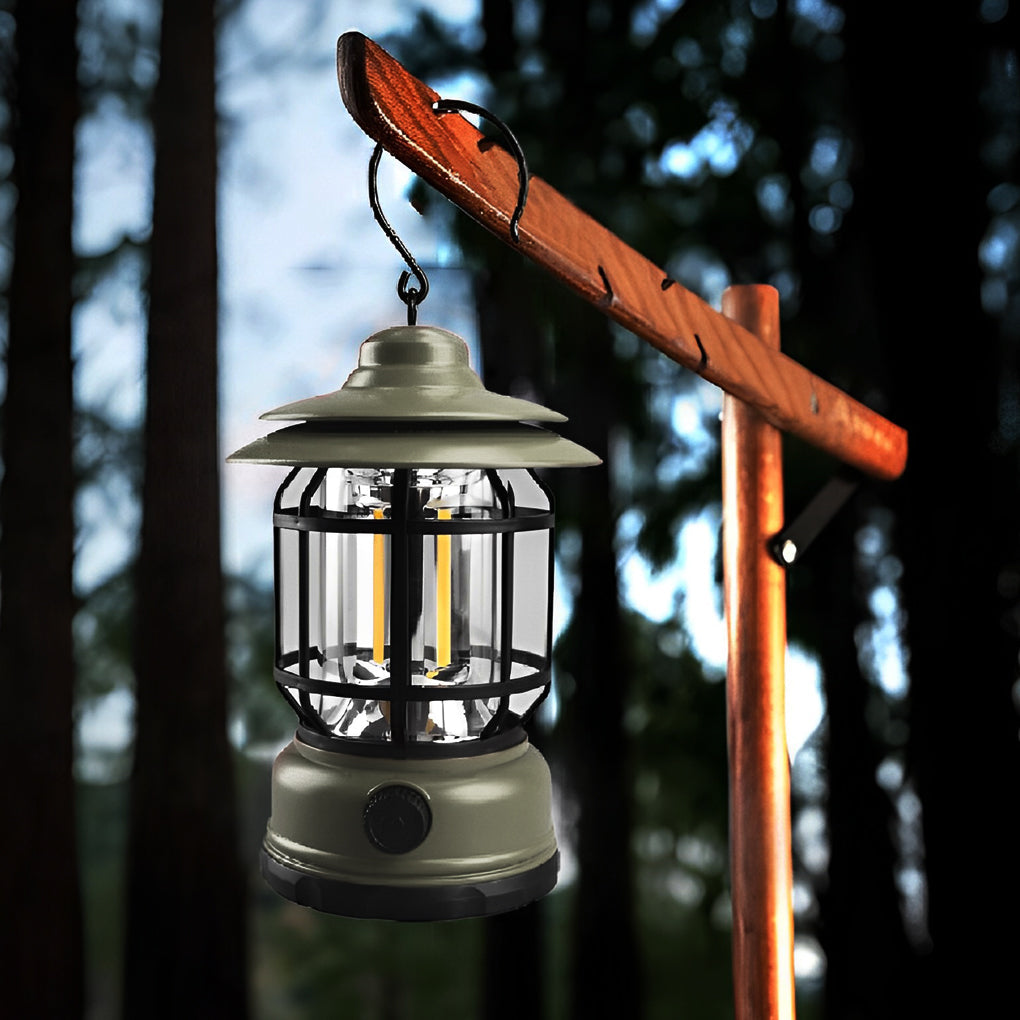 Rechargeable LED Outdoor Lantern with Adjustable Brightness