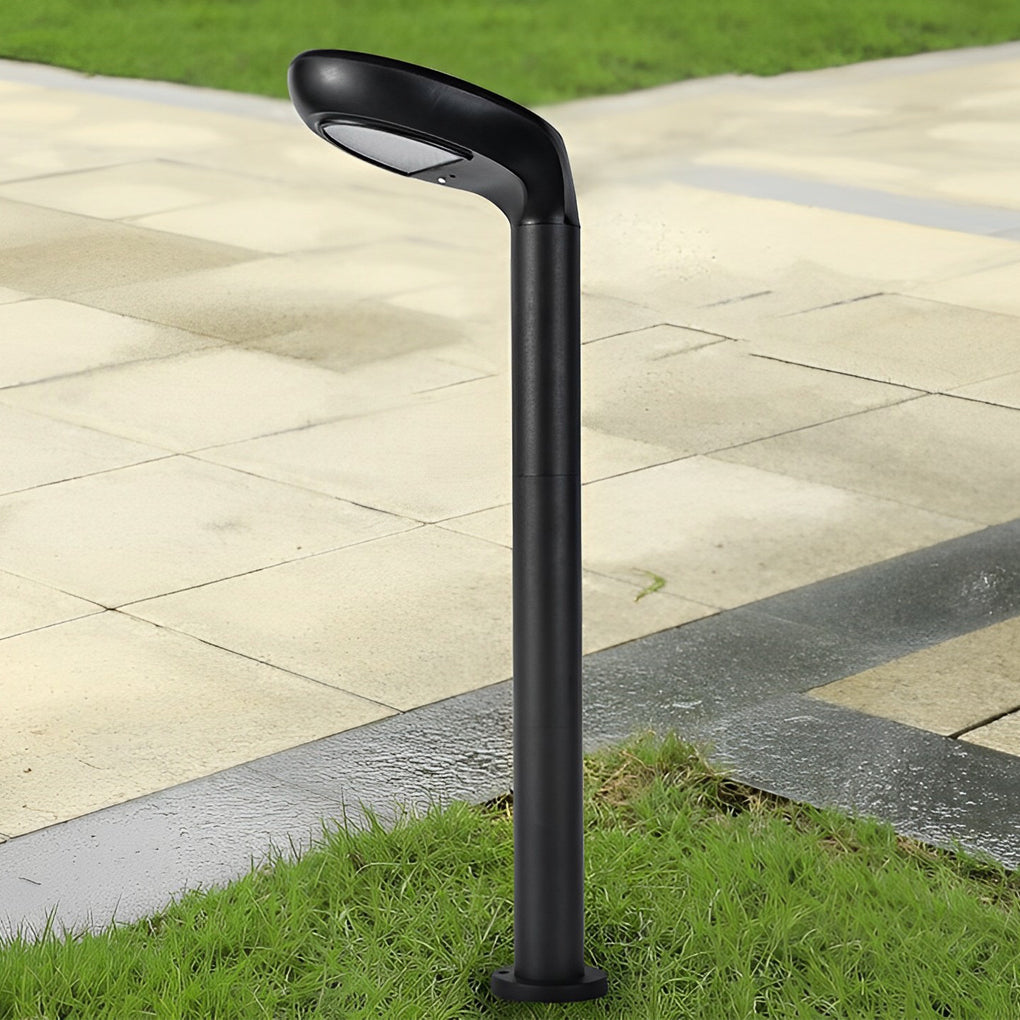 Solar Powered Aluminum Garden Lawn Light Modern Outdoor Path Lamp