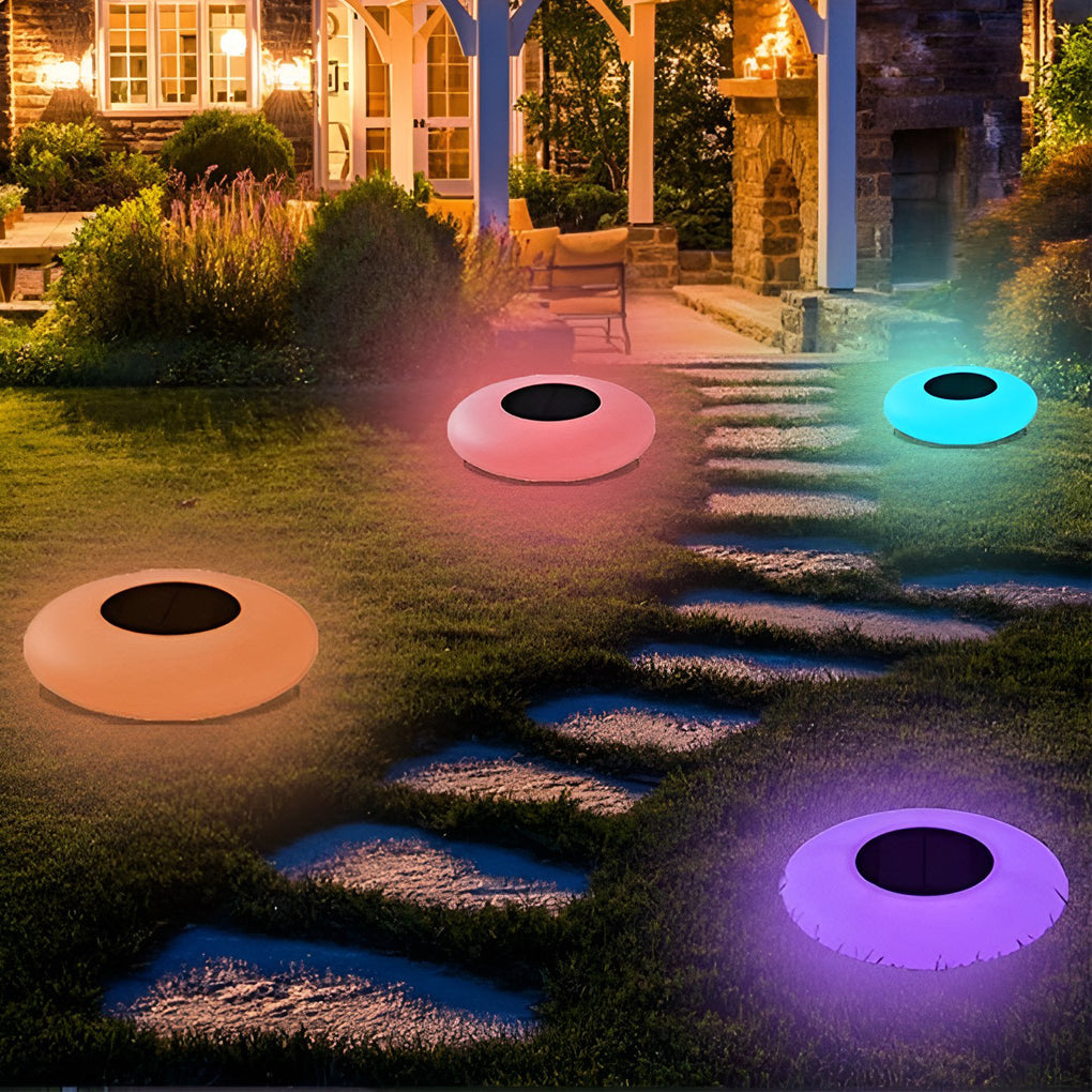 RGB Solar Pool Light Waterproof LED Outdoor Landscape Lamp