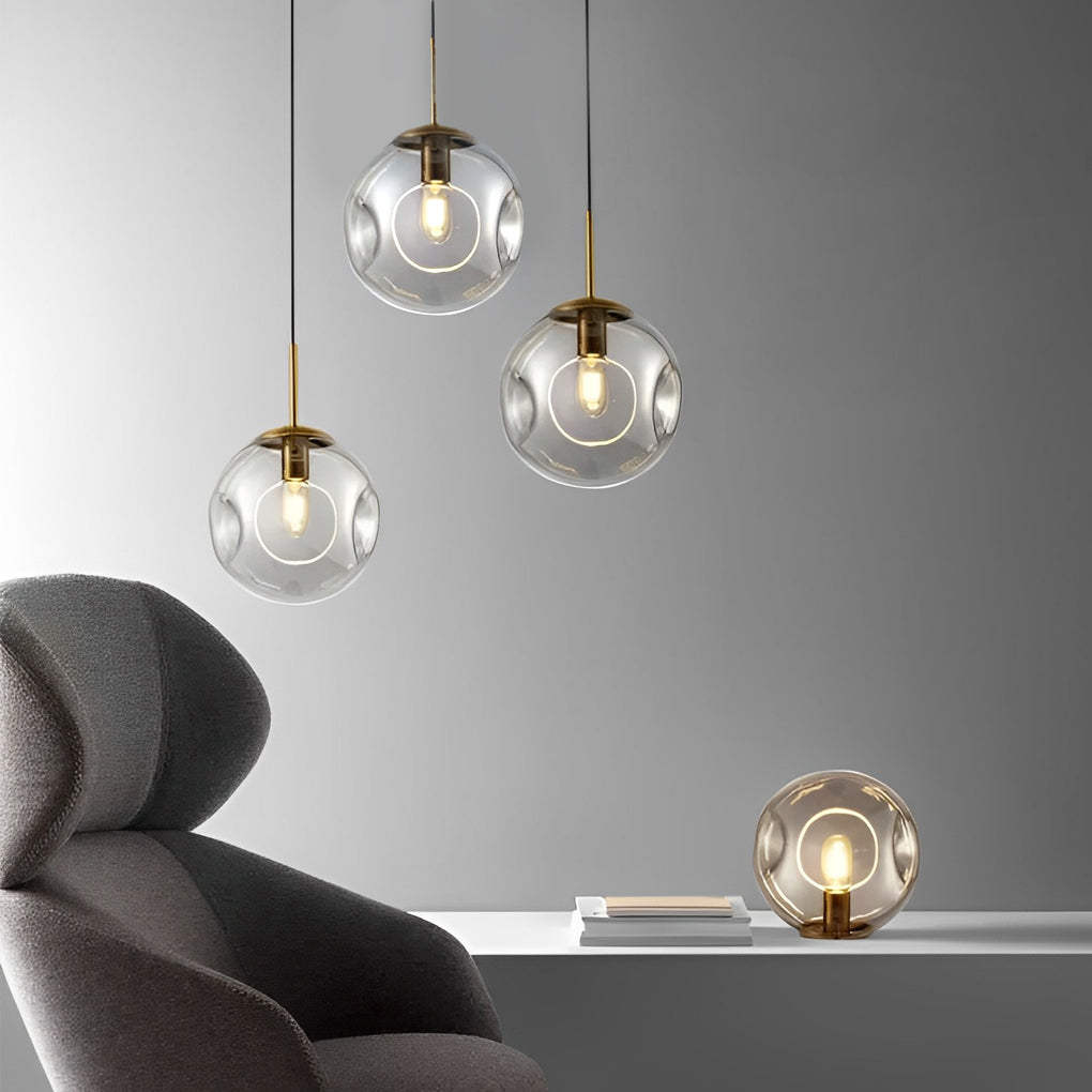Glass Globe Pendant Light – Modern Nordic Ceiling Fixture