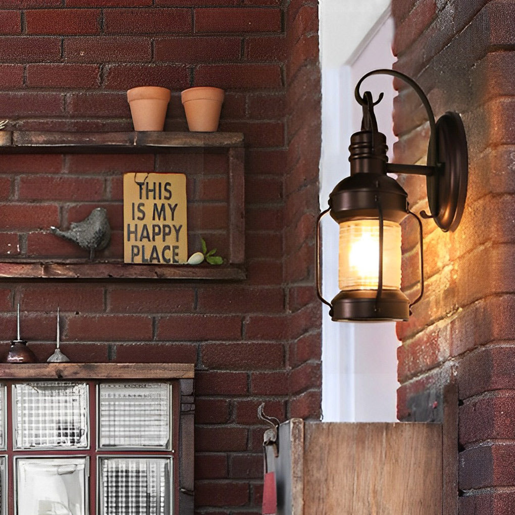 Vintage Aluminum LED Outdoor Lamp - Waterproof Wall & Lawn Light