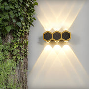 Beehive LED Wall Washer Light Waterproof Outdoor Up Down Sconce
