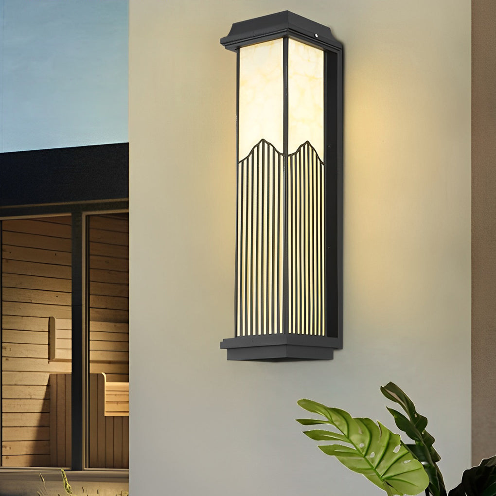 Solar Powered Outdoor Wall Light with Remote Control