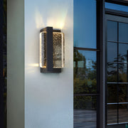 Crystal Outdoor Wall Sconce - Modern Waterproof IP65 Wall Lamp