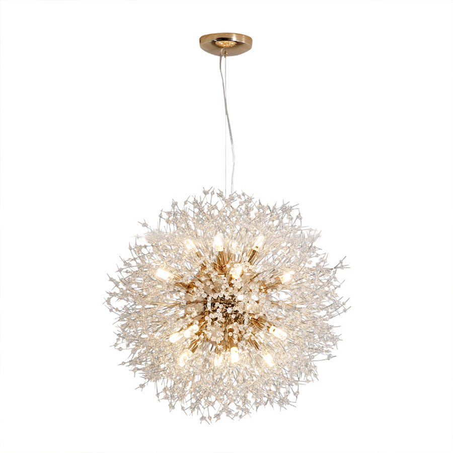 24" Shrub Inspired LED Pendant Light Modern Sputnik Chandelier