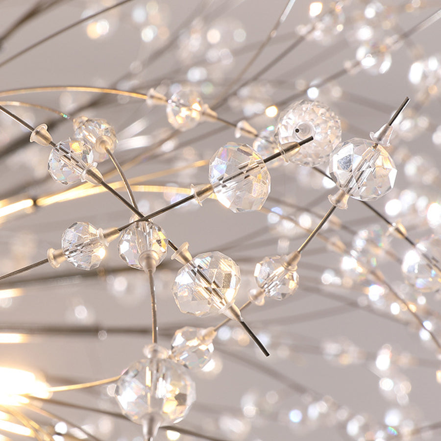 24" Shrub Inspired LED Pendant Light Modern Sputnik Chandelier