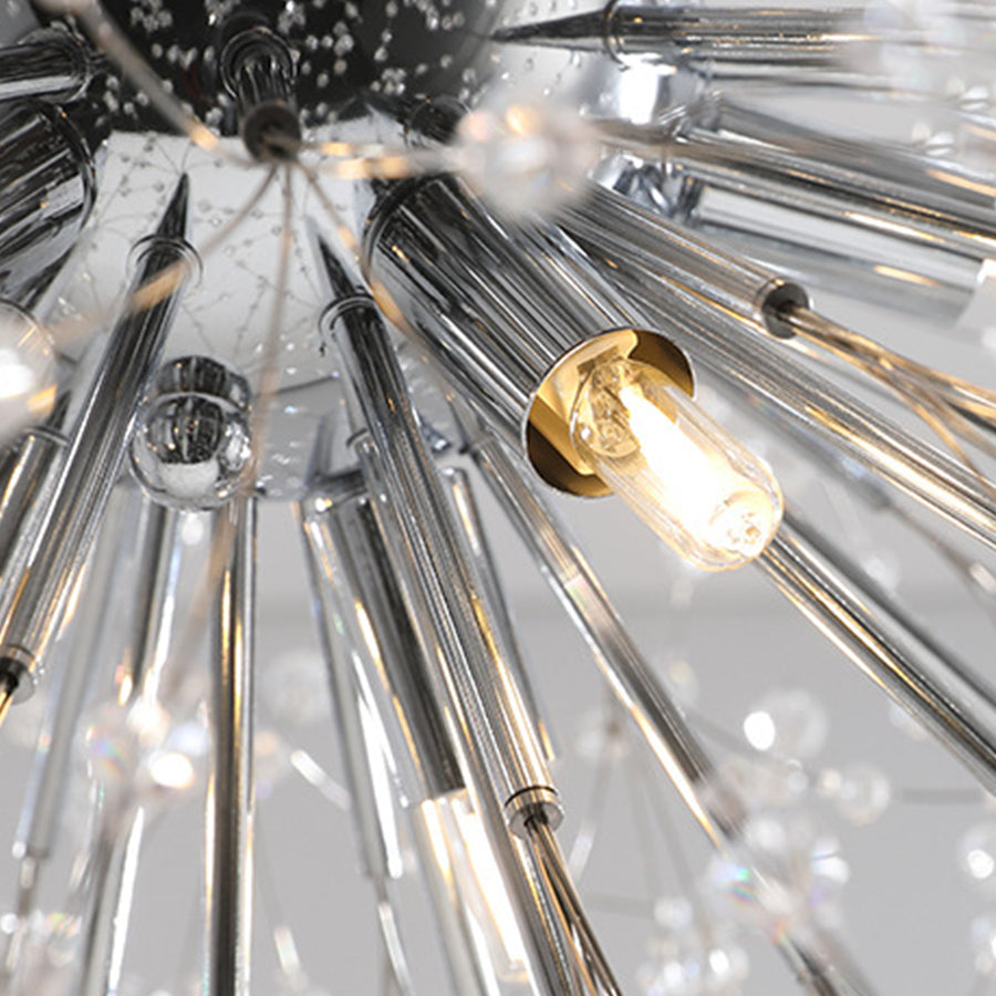 24" Shrub Inspired LED Pendant Light Modern Sputnik Chandelier