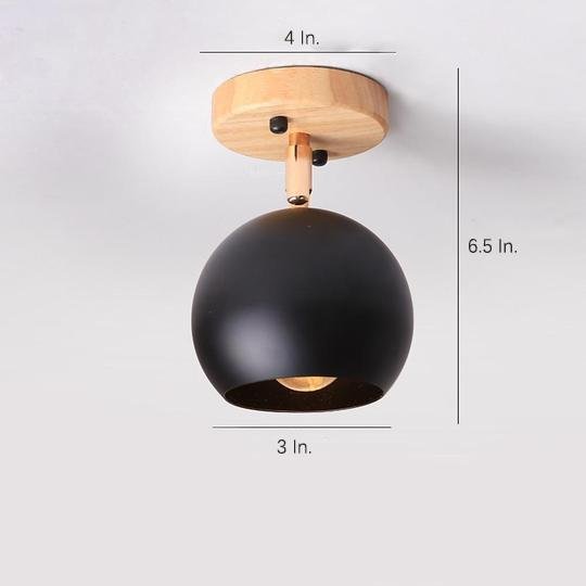 Adjustable Metal LED Pendant Light - Contemporary Rustic Design