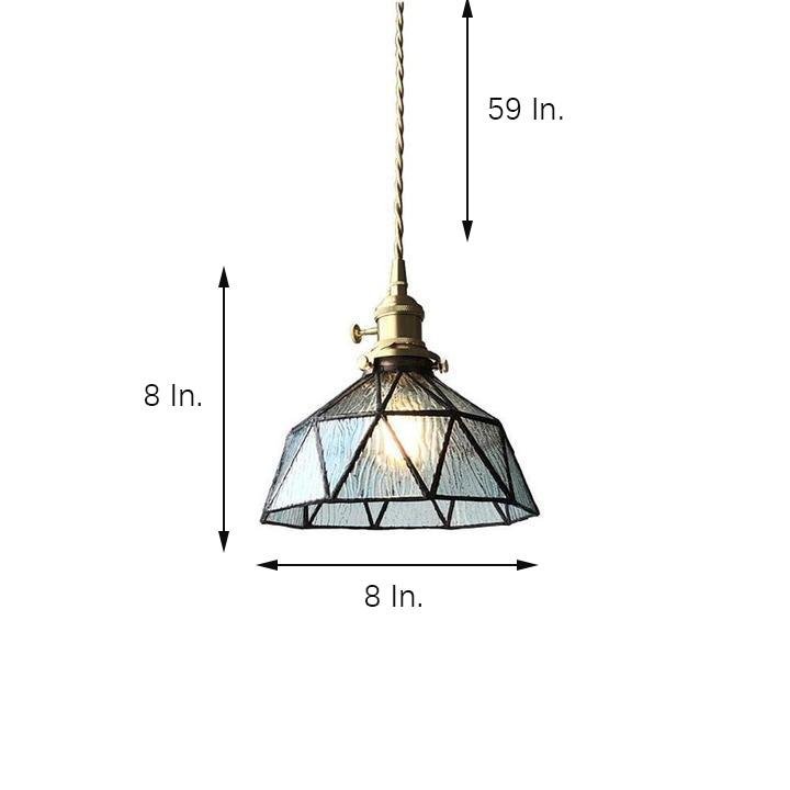 Nordic Glass Pendant Light - Modern Ambient Hanging Ceiling Fixture
