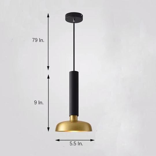 Elongated Island Pendant Light Industrial Metal Ceiling Fixture
