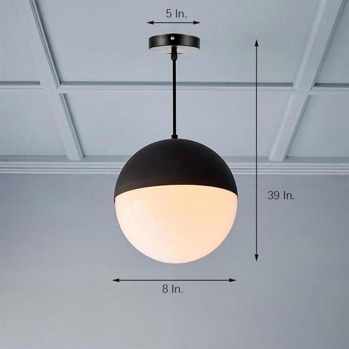 Glass Globe Pendant Light - Modern Nordic Hanging Lamp