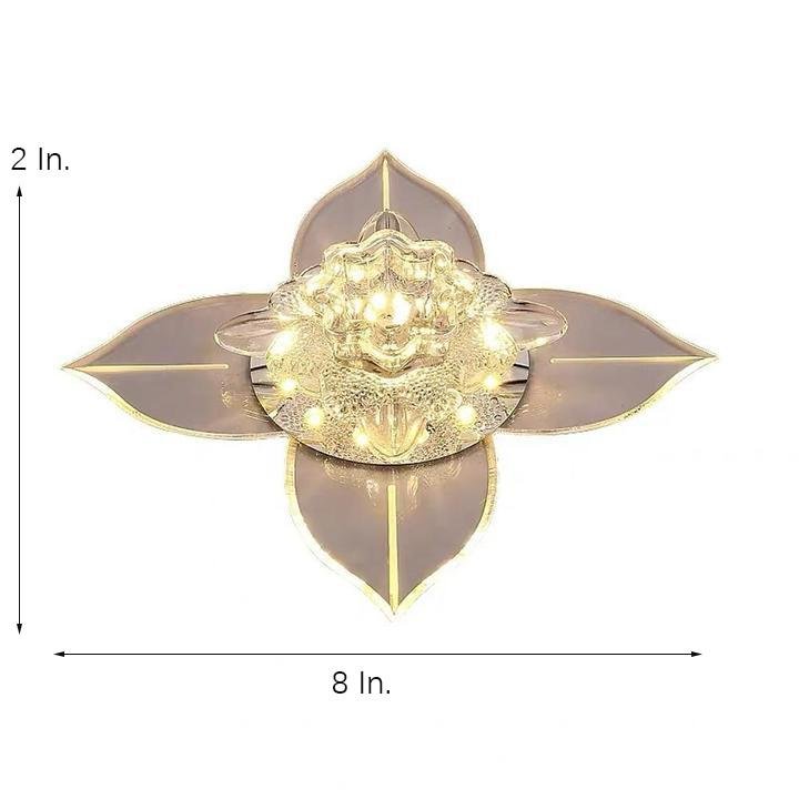 Star Crystal Flush Mount LED Ceiling Light - Multi Color Modern