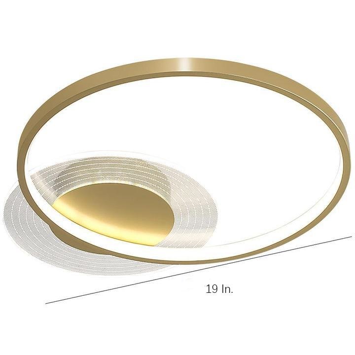 Nordic Circles LED Flush Mount Ceiling Light Metal Acrylic