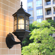 Modern Outdoor Wall Lamp - Aluminum & Glass Waterproof Sconce