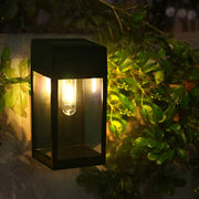 Solar LED Outdoor Wall Light with Auto Light Control - Waterproof