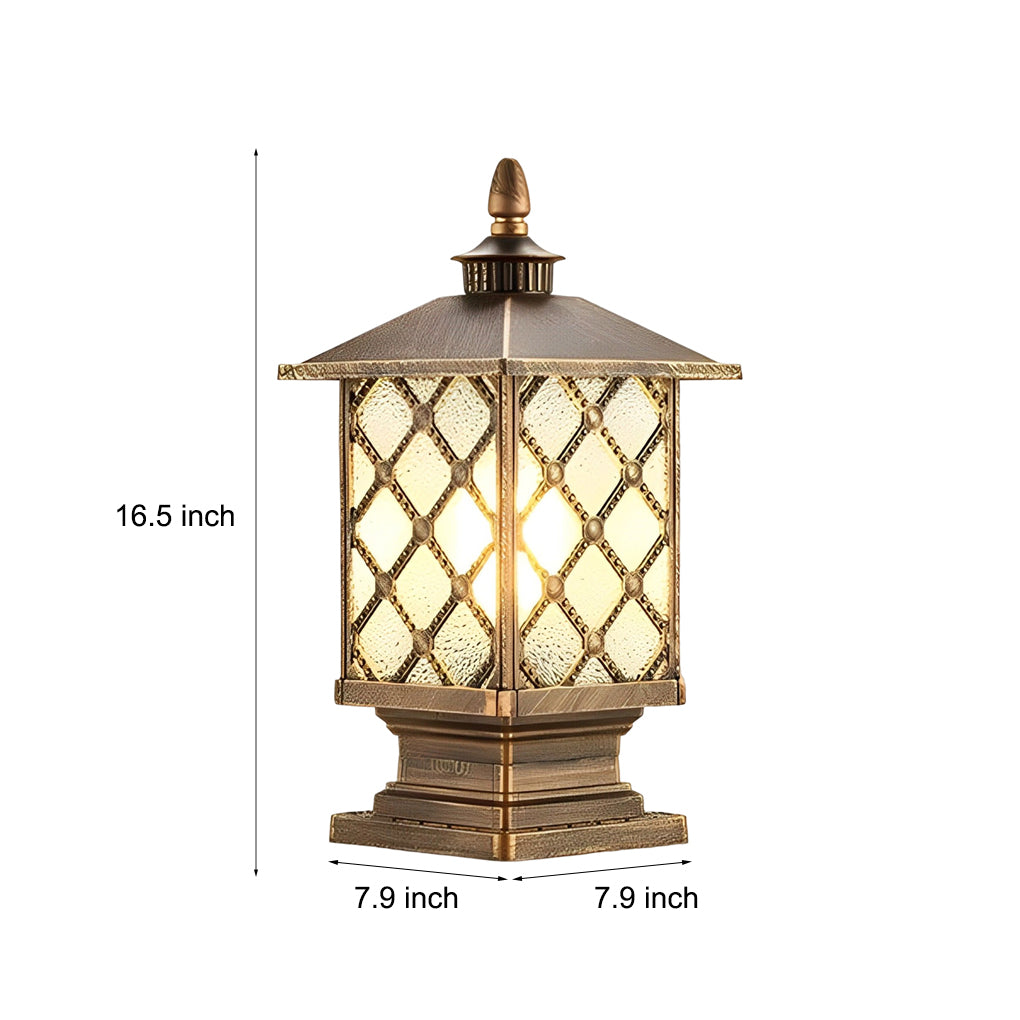 Modern Outdoor Fence Post Light Waterproof Pillar Lamp