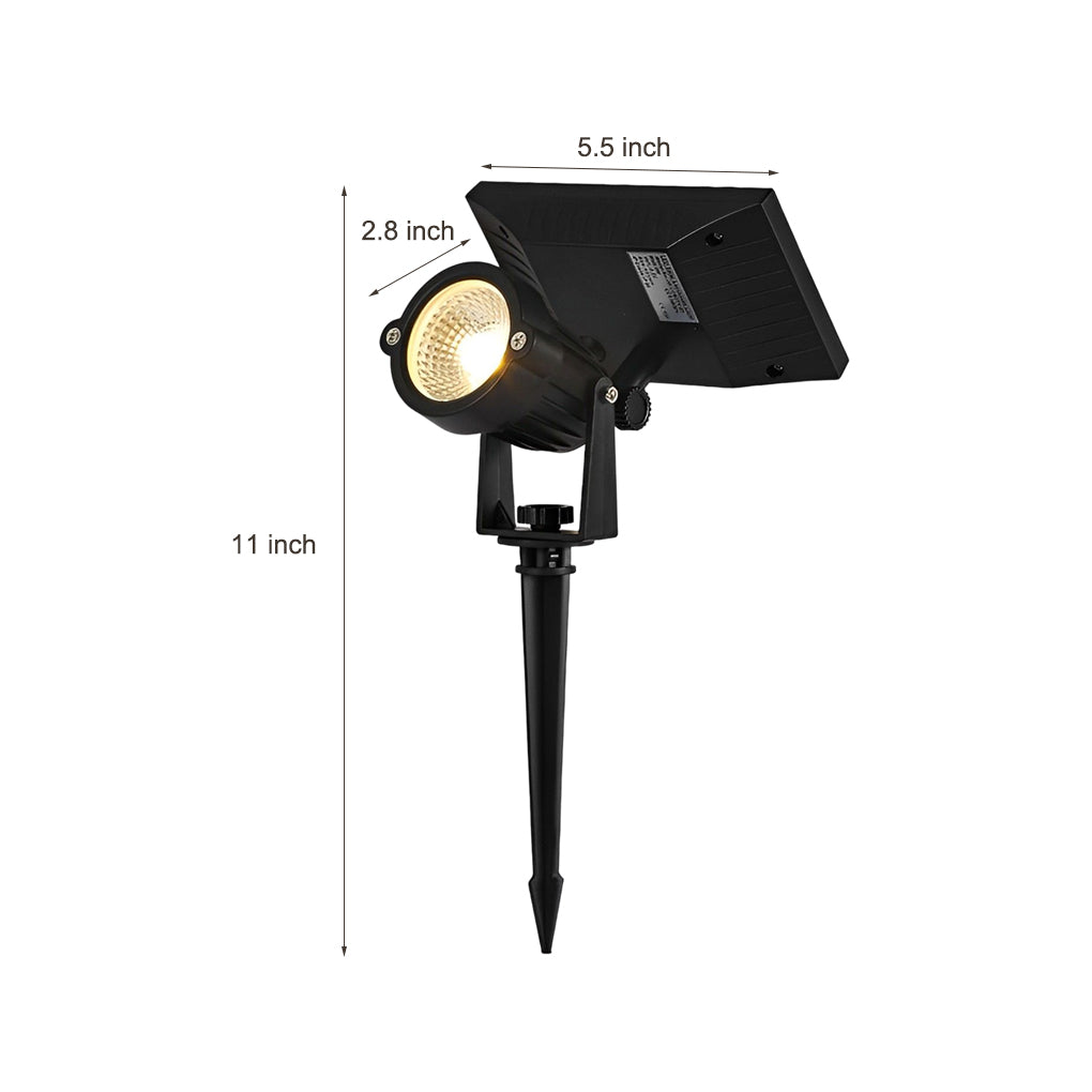 Solar LED Outdoor Spotlight Adjustable Waterproof Multicolor