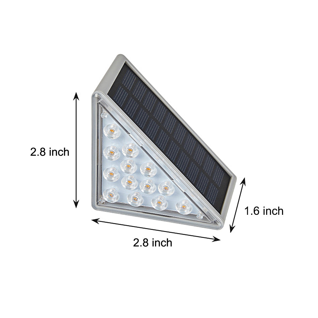 Solar LED Step Light – Modern Waterproof Outdoor Deck Lighting