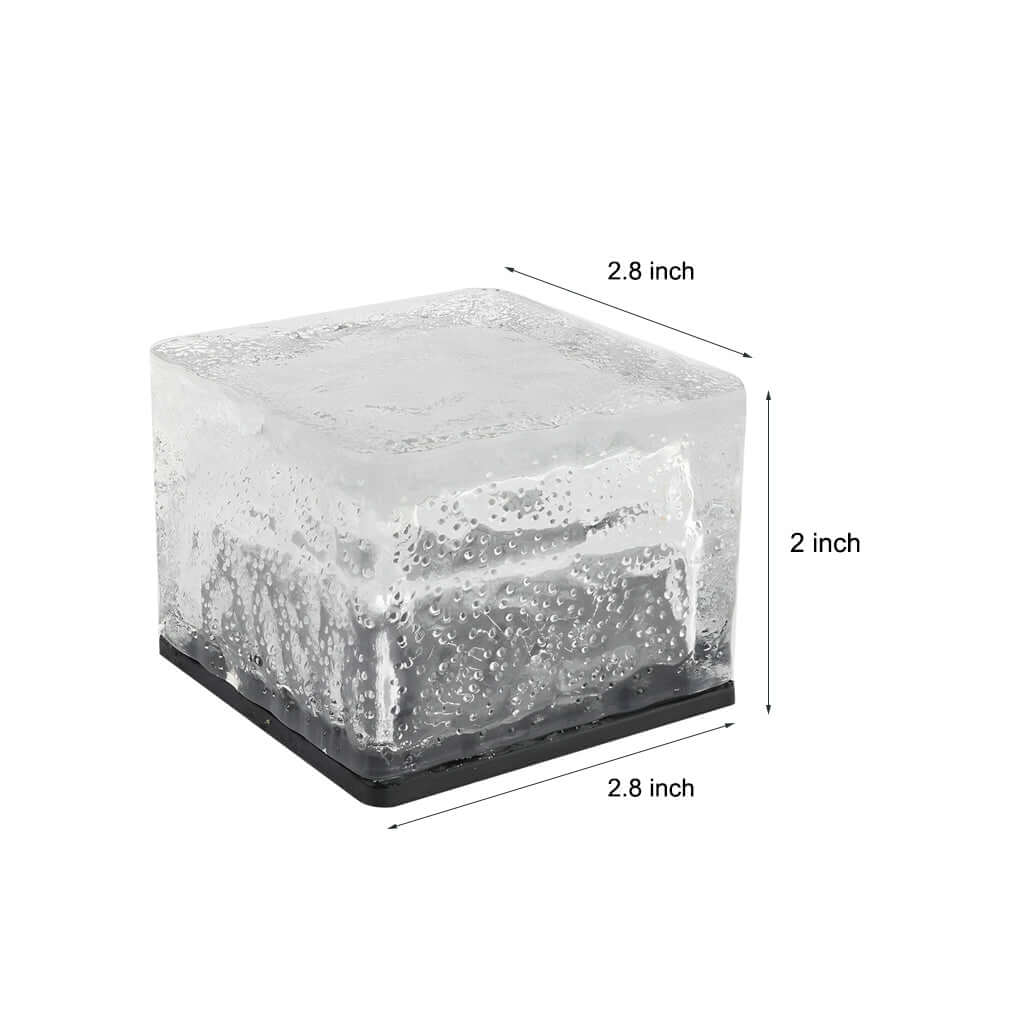 Solar Ice Cube Step Lights Modern Outdoor Deck Pathway Lighting