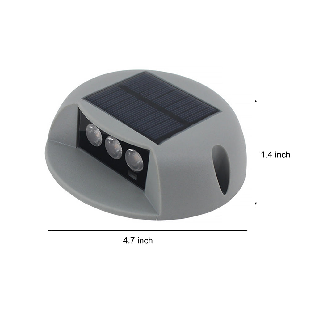 Solar LED Outdoor Step Light Waterproof Garden Wall Lamp