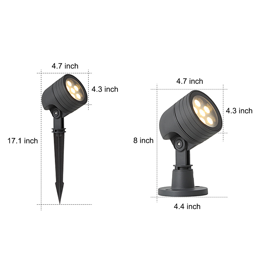 LED Landscape Spotlight Aluminum Adjustable Outdoor Garden Light