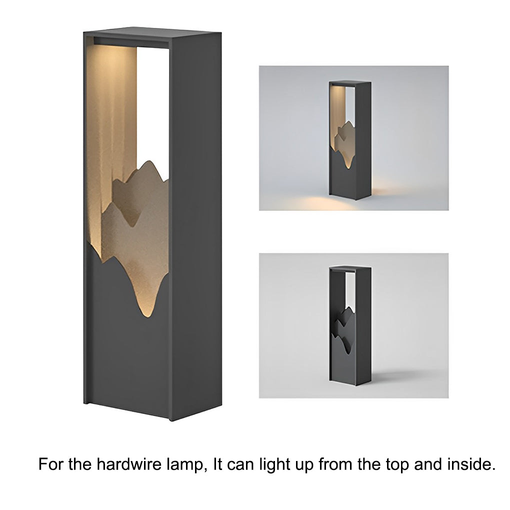 LED Mountain Scenery Path Light – Waterproof Outdoor Landscape