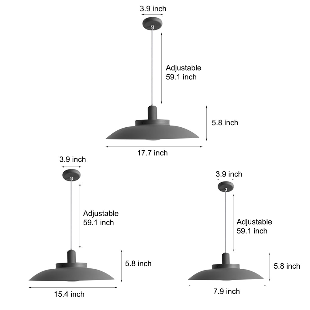 Industrial Waterproof LED Pendant Light for Outdoor Spaces