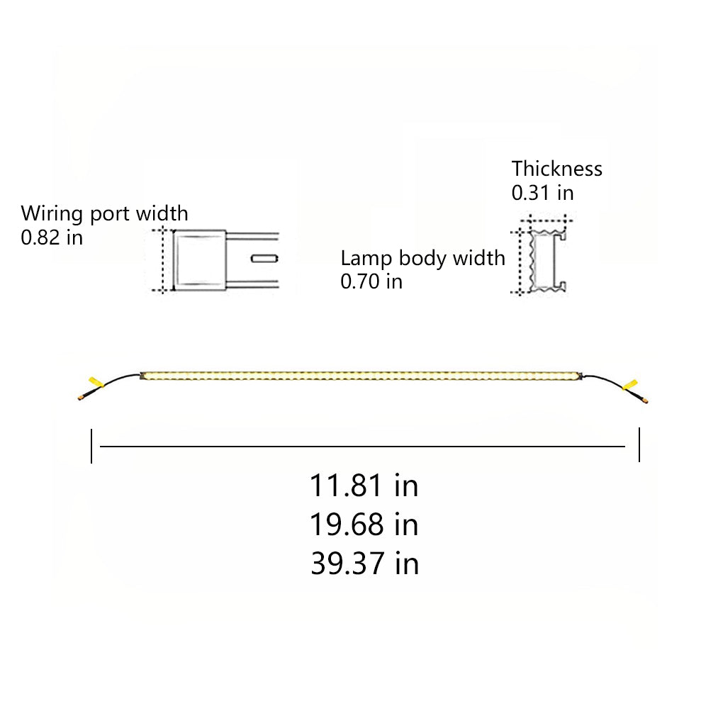 Waterproof LED Strip Step Stair Lighting Outdoor Deck Guardrail