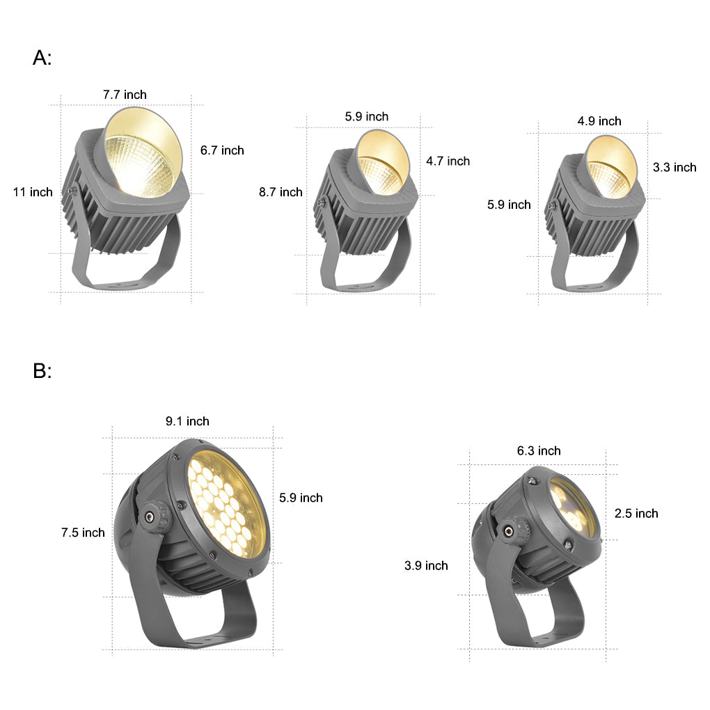 LED Ground Spotlight for Outdoor Tree & Landscape Lighting
