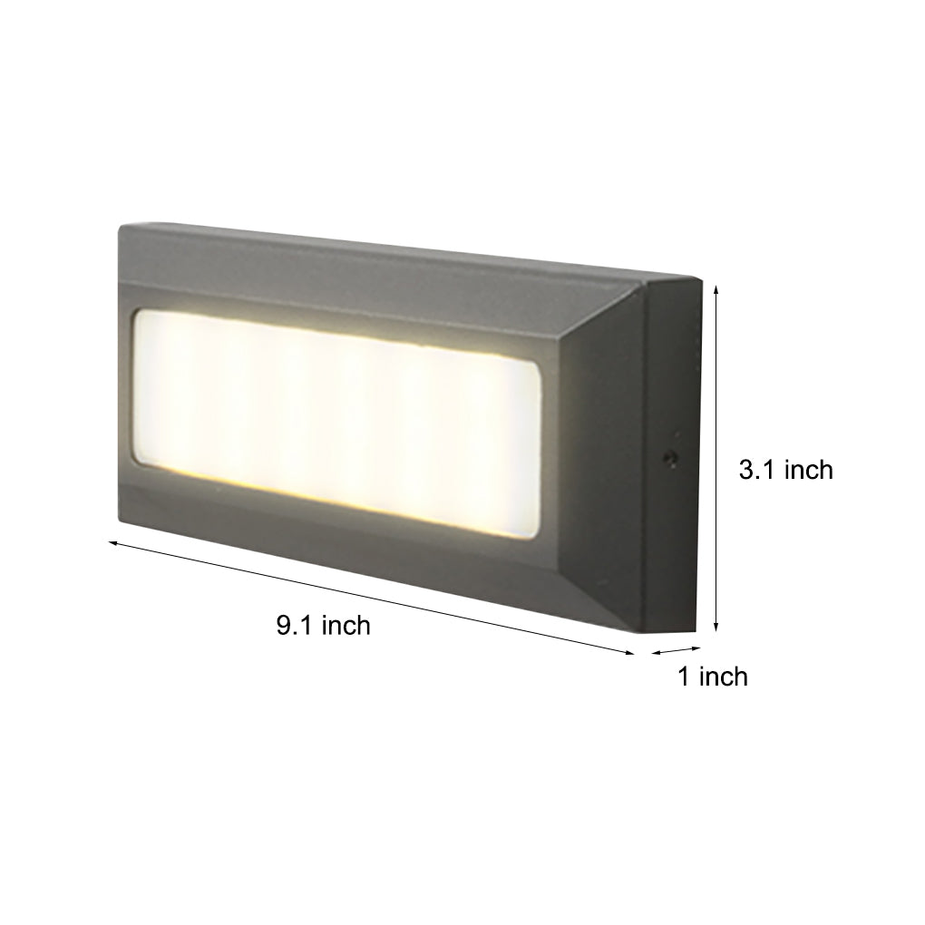 9W LED Step Light Waterproof Outdoor Stair & Deck Lighting IP54