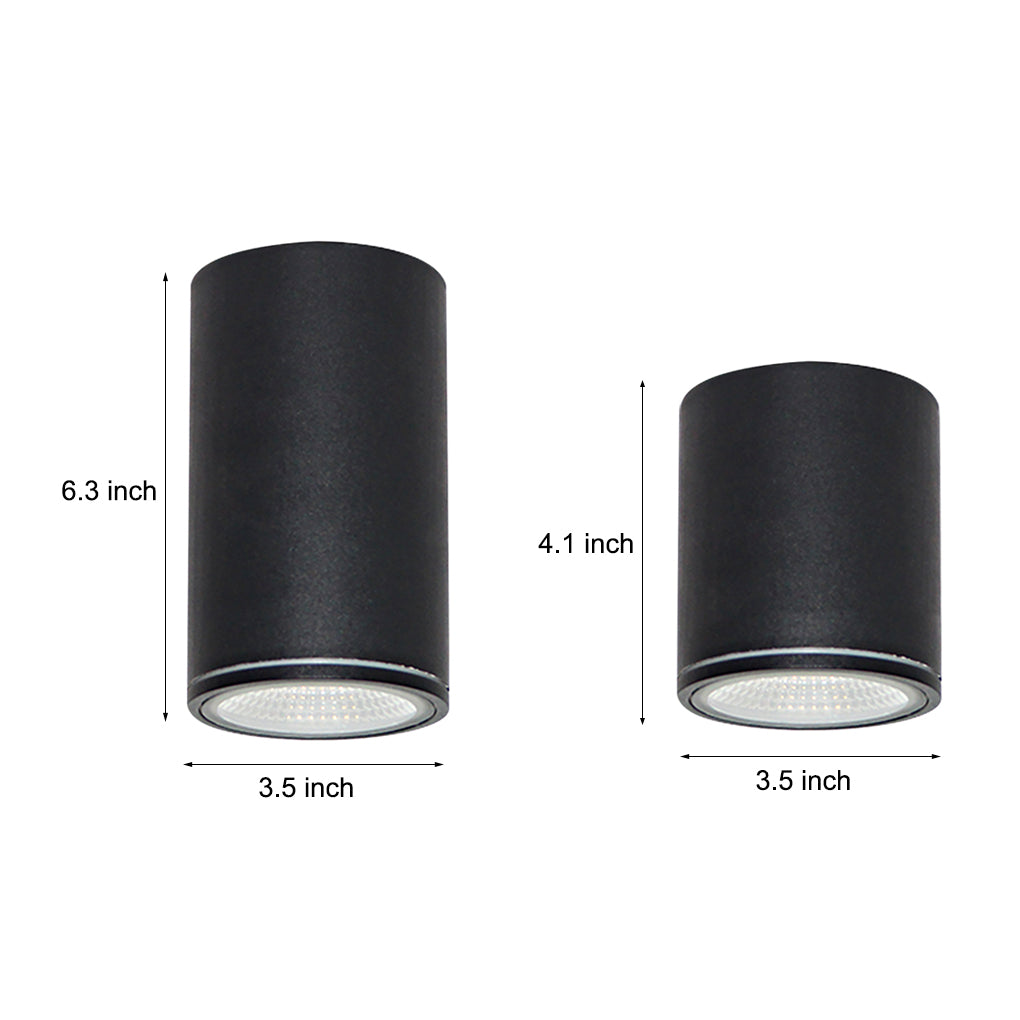 Minimalist Round LED Flush Mount Ceiling Light – Aluminum Downlight