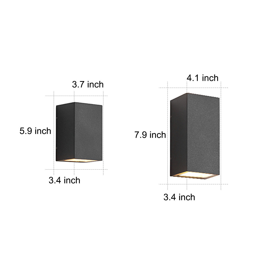 Waterproof LED Outdoor Wall Light with Dual Lighting Options