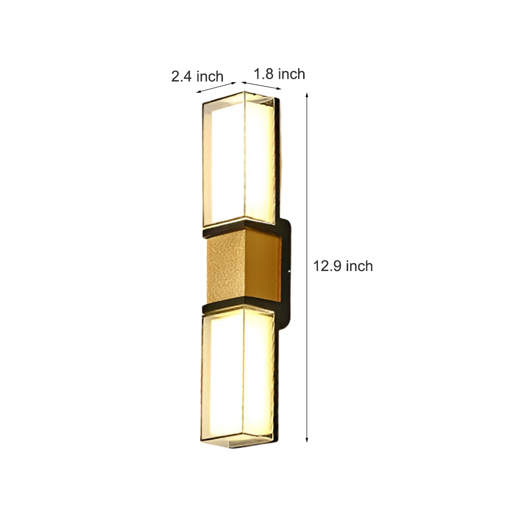 Industrial Waterproof LED Outdoor Wall Light with Up Down Lighting