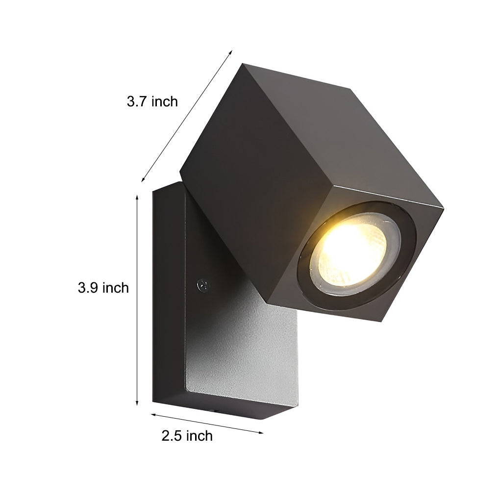 Adjustable Motion Sensor LED Wall Light Waterproof Indoor Outdoor