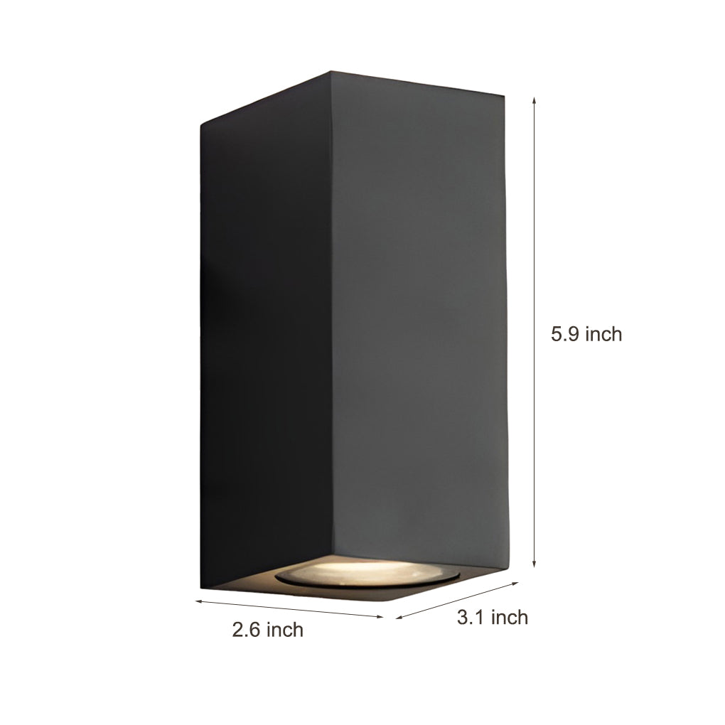 LED Up Down Outdoor Wall Light - Modern Aluminum Sconce