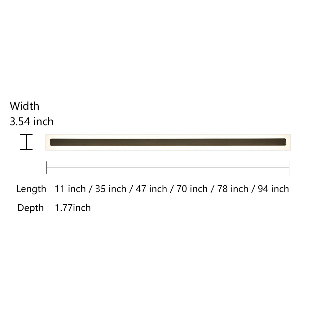 Modern Outdoor Wall Light - Waterproof Linear Sconce