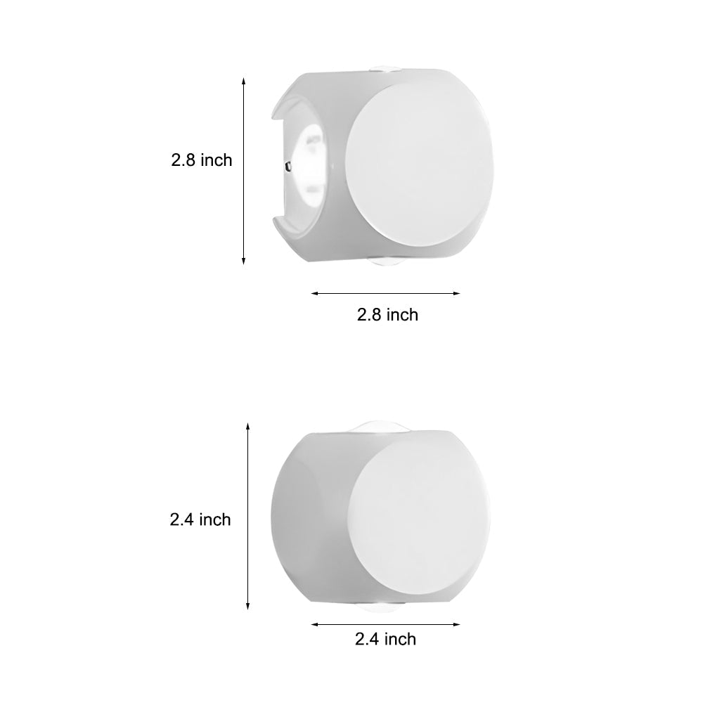 Modern Up Down Wall Light Outdoor Aluminum Waterproof Sconce