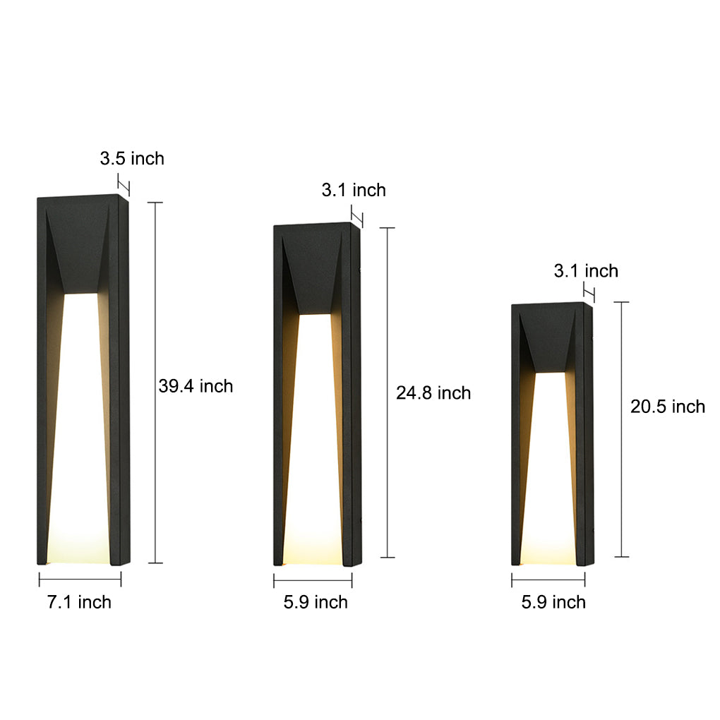 Modern Waterproof LED Outdoor Wall Light - Stainless Steel