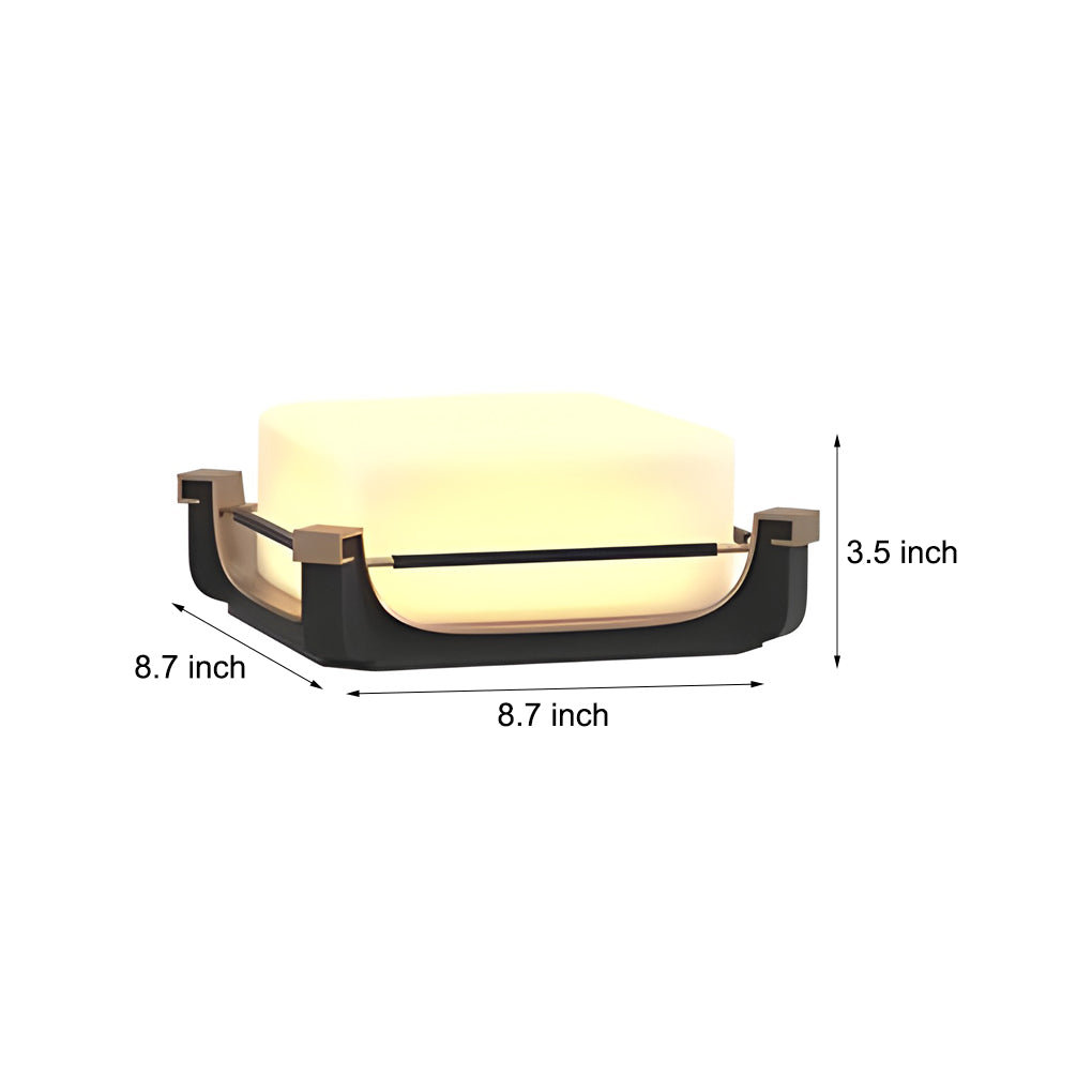 Modern Solar Outdoor Post Light Waterproof LED Fence Deck Lighting