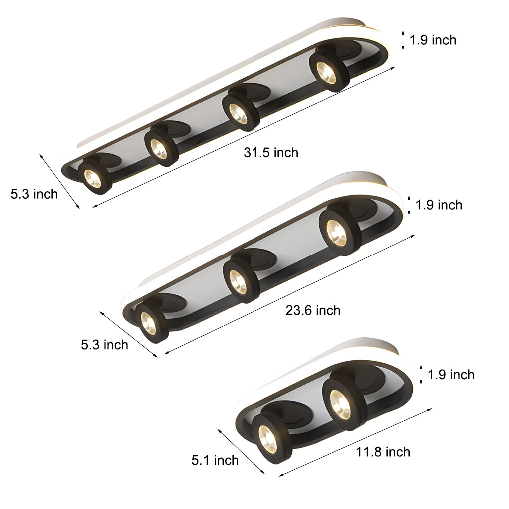Adjustable LED Spotlight Bar Modern Ceiling Light