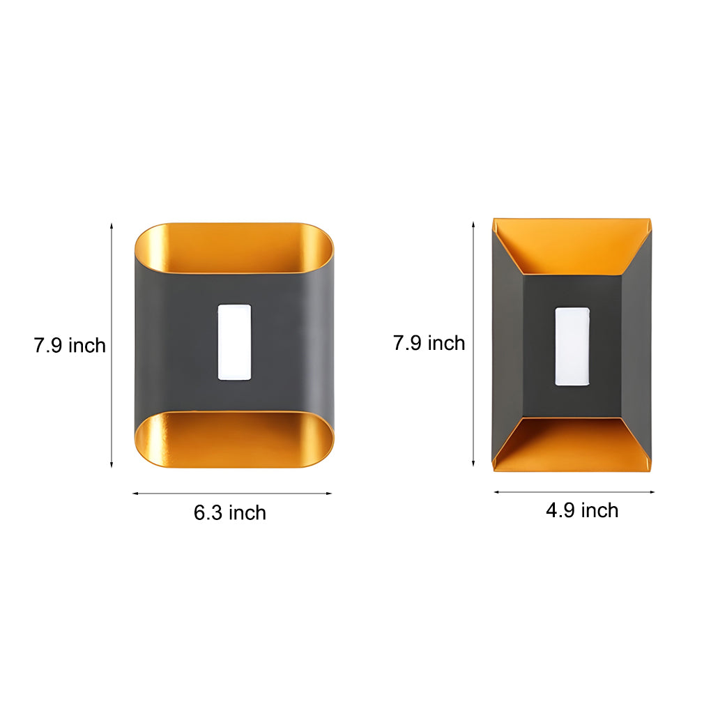 Modern LED Up Down Wall Light | Waterproof Aluminum Outdoor Sconce
